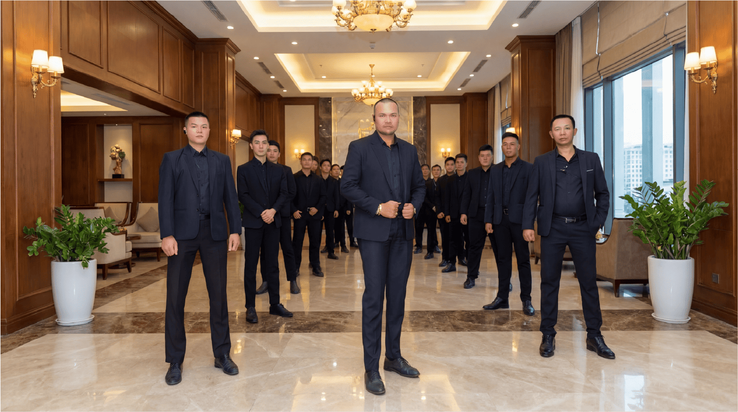 Bảo vệ sự kiện xử lý an ninh khu vực sảnh