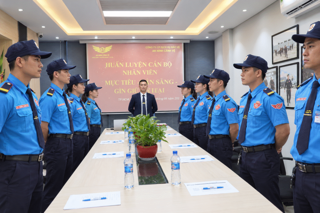 DỊCH VỤ BẢO VỆ CHUYÊN NGHIỆP CHO DOANH NGHIỆP: TỪ BỐ TRÍ NHÂN SỰ ĐẾN HỆ THỐNG KIỂM SOÁT RỦI RO